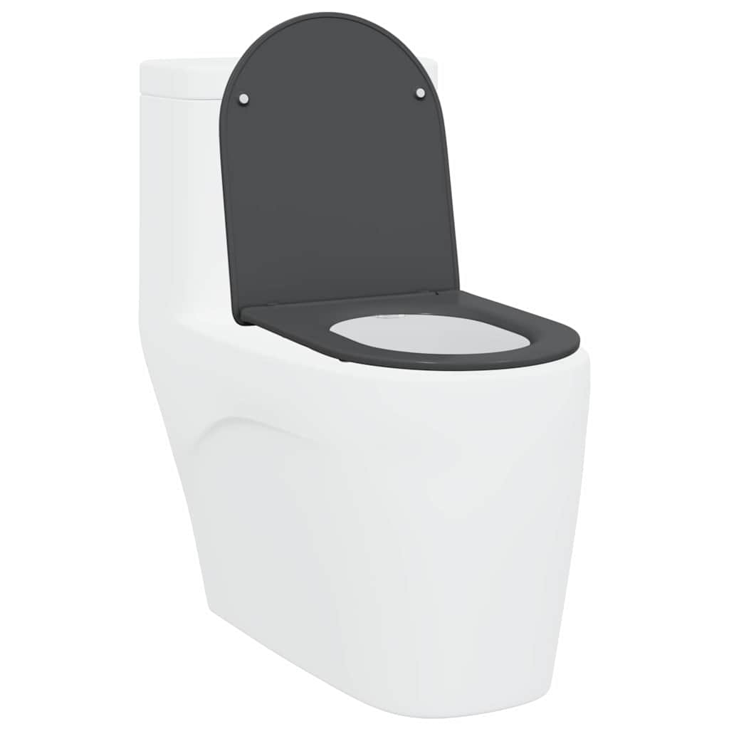 vidaXL Λεκάνη Ανθρακί 44 x 36,4 x 3,4 εκ. Δυροπλάστ