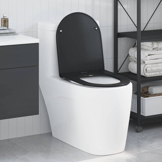 vidaXL Λεκάνη Μαύρο 44 x 36,4 x 3,4 εκ. Δυροπλάστ