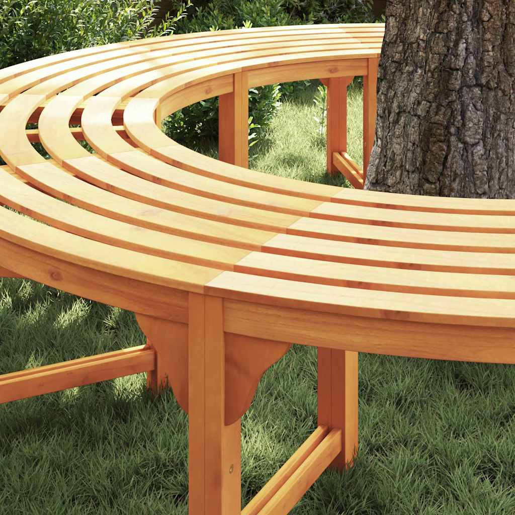 vidaXL Παγκάκι Δέντρου 2 pcs Φυσικό 160 x 80 x 45cm