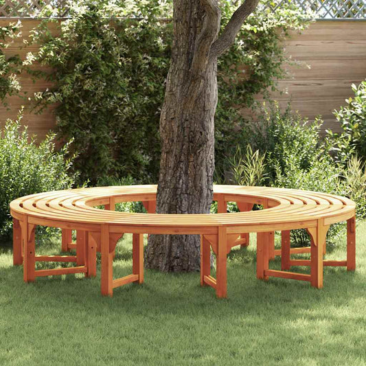 vidaXL Παγκάκι Δέντρου 2 pcs Φυσικό 160 x 80 x 45cm