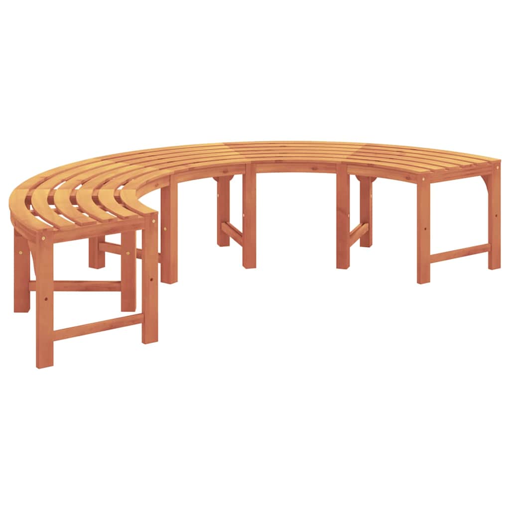 vidaXL Παγκάκι Δέντρου 2 pcs Φυσικό 160 x 80 x 45cm