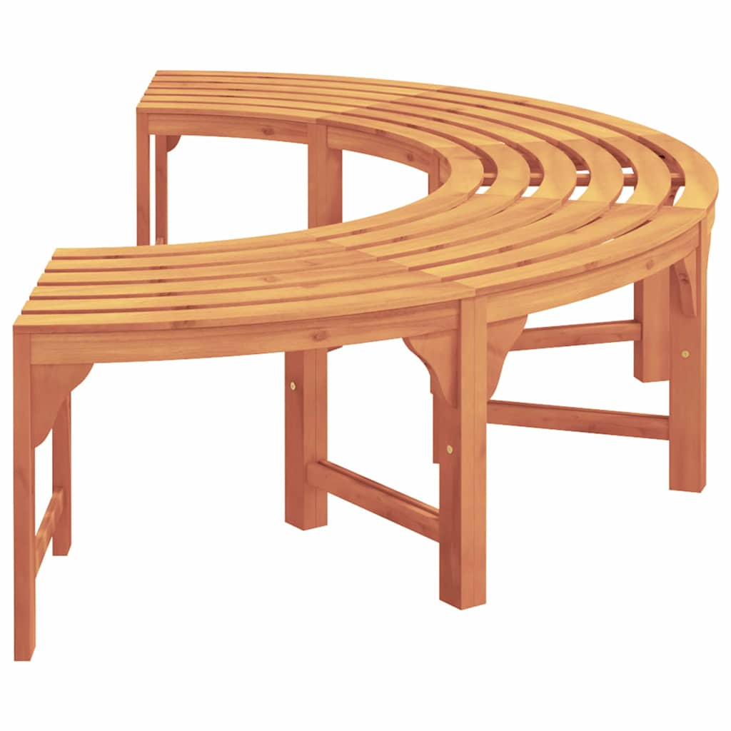 vidaXL Παγκάκι Δέντρου 2 pcs Φυσικό 160 x 80 x 45cm
