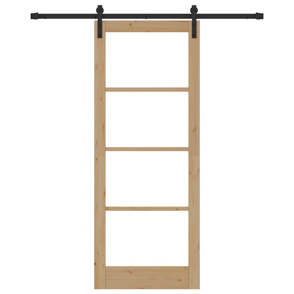 vidaXL Εσωτερική Πόρτα ORKDAL Φυσικό 83 x 211 εκ. Στερεά ξυλεία πεύκου