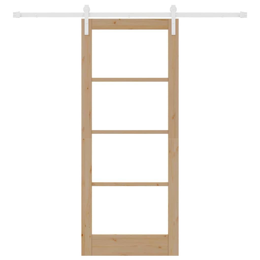 vidaXL Εσωτερική Πόρτα ORKDAL Φυσικό 83 x 202 εκ. Στερεά ξυλεία πεύκου