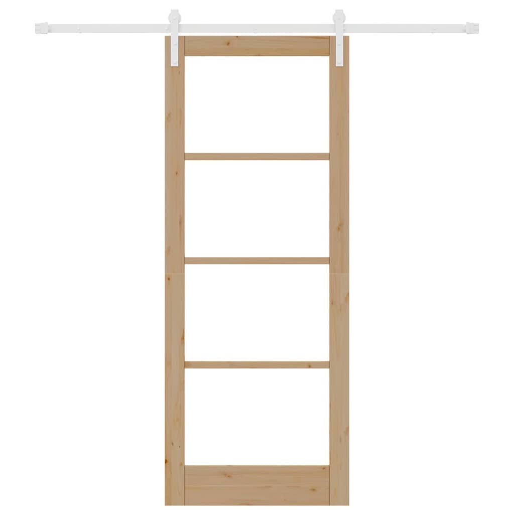 vidaXL Εσωτερική Πόρτα ORKDAL Φυσικό 83 x 211 εκ. Στερεά ξυλεία πεύκου