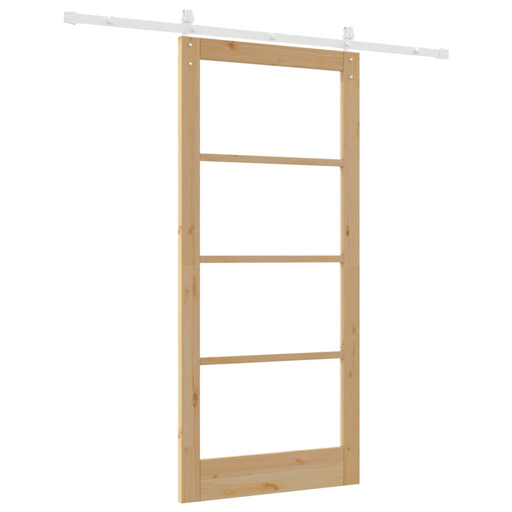 vidaXL Συρόμενη Πόρτα ORKDAL Φυσικό 93 x 202 cm