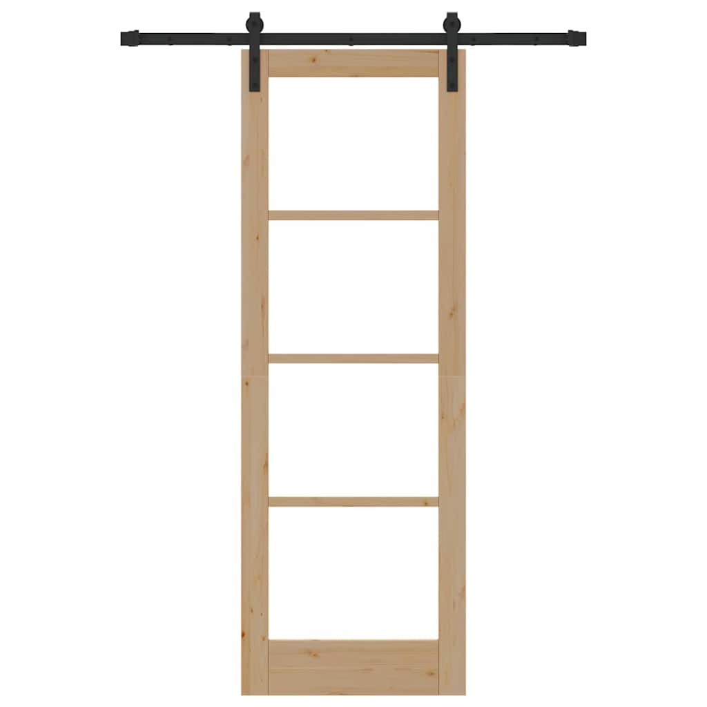 vidaXL Συρόμενη Πόρτα Άλλο ORKDAL Καφέ 73.5 x 211 εκ