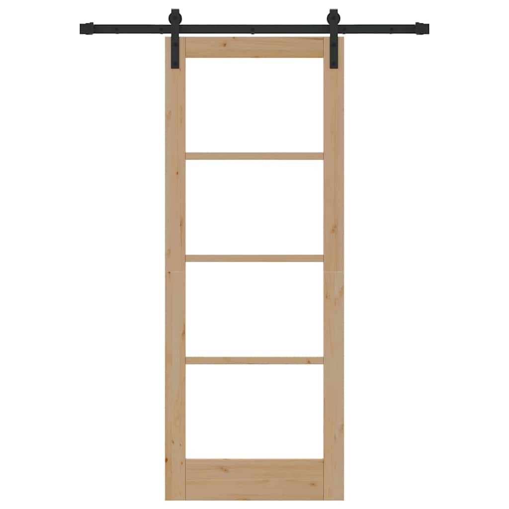 vidaXL Συρόμενη Πόρτα Άλλο ORKDAL Καφέ 78 x 202 εκ.