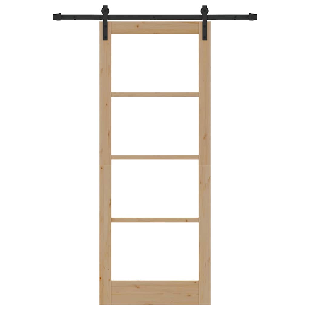 vidaXL Συρόμενη Πόρτα Άλλο ORKDAL Καφέ 83 x 211 εκ.