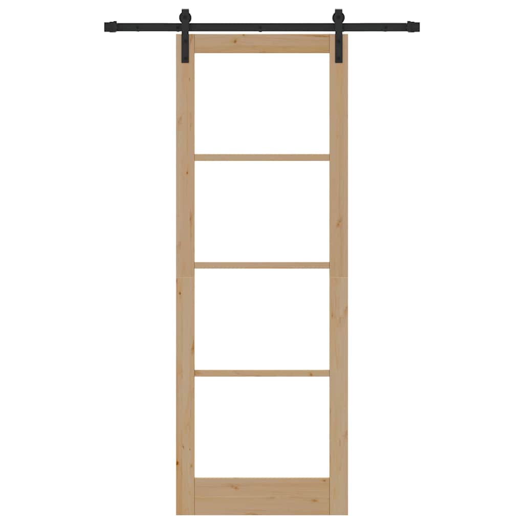 vidaXL Συρόμενη Πόρτα Άλλο ORKDAL Καφέ 83 x 232 εκ.