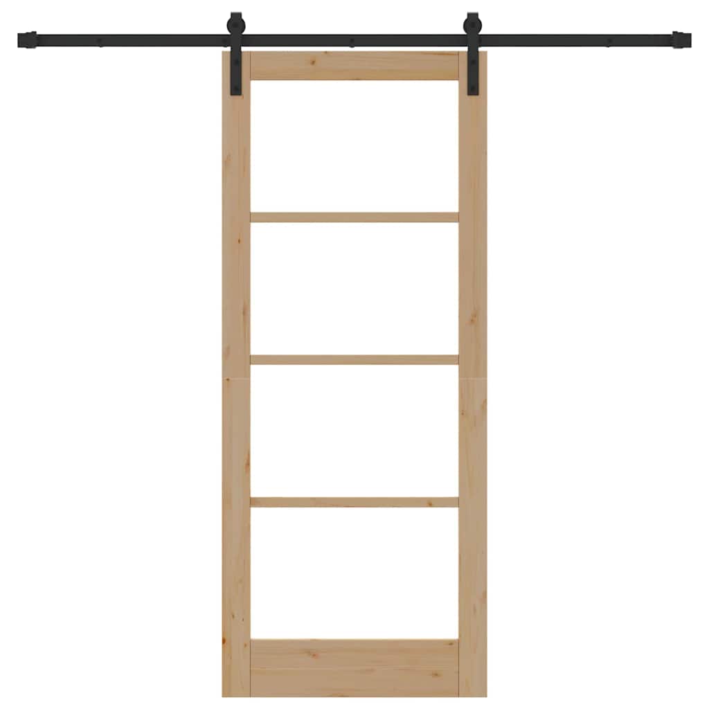 vidaXL Συρόμενη Πόρτα Άλλο ORKDAL Καφέ 83 x 202 εκ.