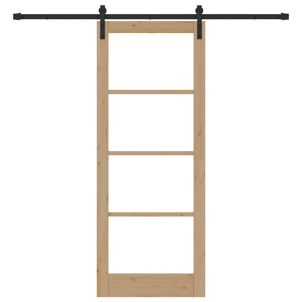 vidaXL Συρόμενη Πόρτα Άλλο ORKDAL Καφέ 83 x 211 εκ.