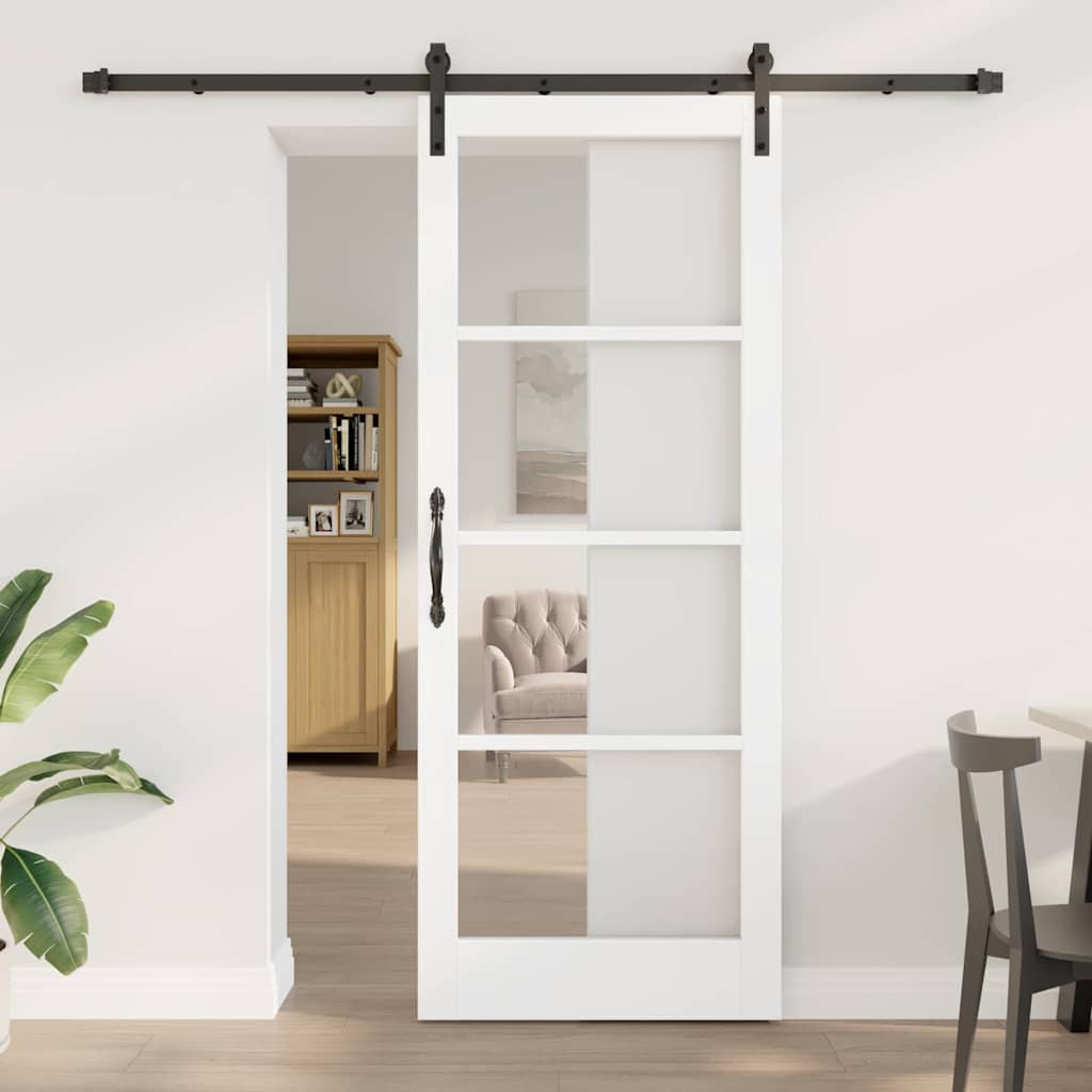 vidaXL Συρόμενη Πόρτα ORKDAL Λευκό 83 x 211 εκ.