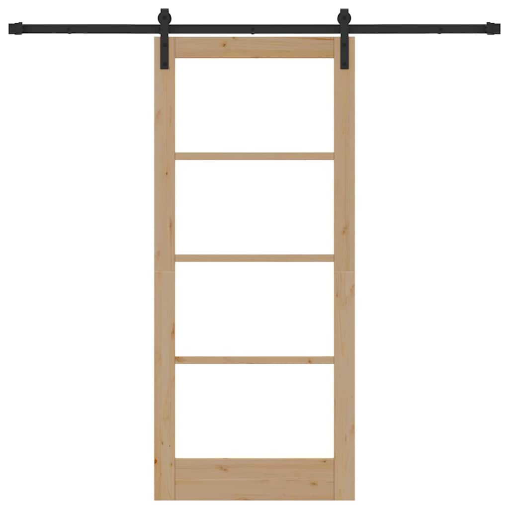 Συρόμενη Πόρτα vidaXL με Σετ Εξαρτημάτων 'ORKDAL'86x198.5 εκ.