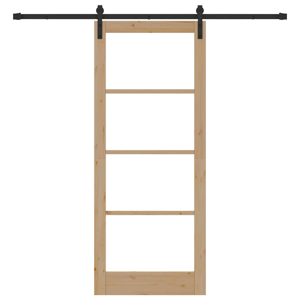 vidaXL Συρόμενη Πόρτα με Σετ Εξαρτημάτων 'ORKDAL'86x211 cm