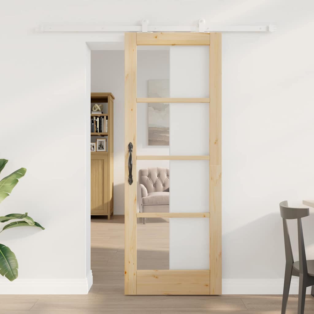 vidaXL Συρόμενη Πόρτα ORKDAL 73,5 x 198,5 εκ. Φυσικό