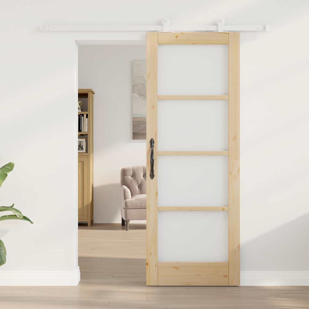 vidaXL Συρόμενη Πόρτα ORKDAL 73,5 x 198,5 εκ. Φυσικό