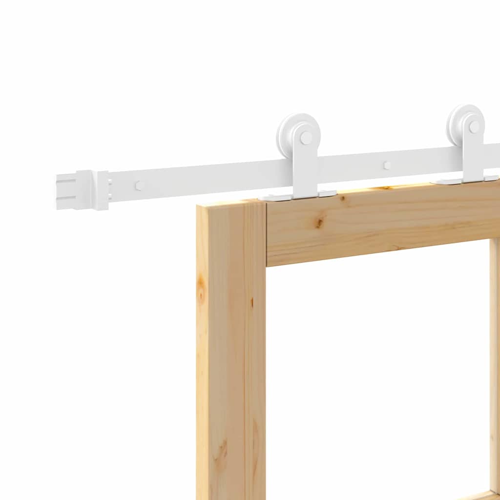 vidaXL Συρόμενη Πόρτα ORKDAL Καφέ 86 x 211 cm Ξύλο και μέταλλο