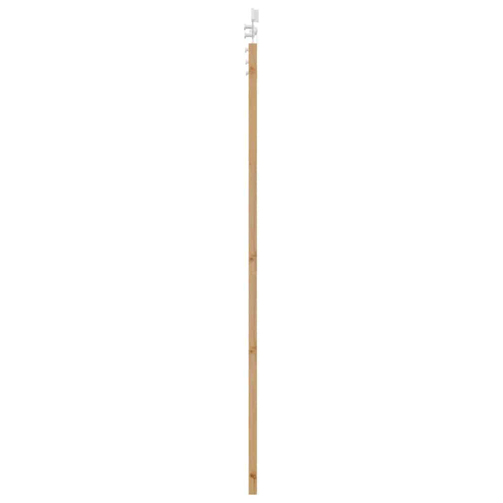 vidaXL Συρόμενη Πόρτα ORKDAL 93 x 202 cm Μασίφ ξύλο πεύκου και γυαλί