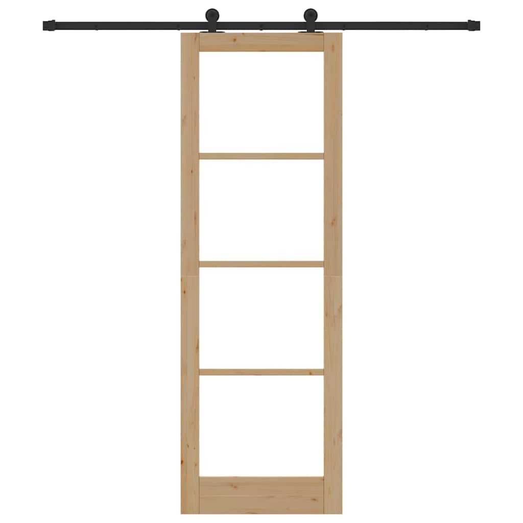 vidaXL Συρόμενη Πόρτα με Σετ Αξεσουάρ 'ORKDAL'78x232 εκ.