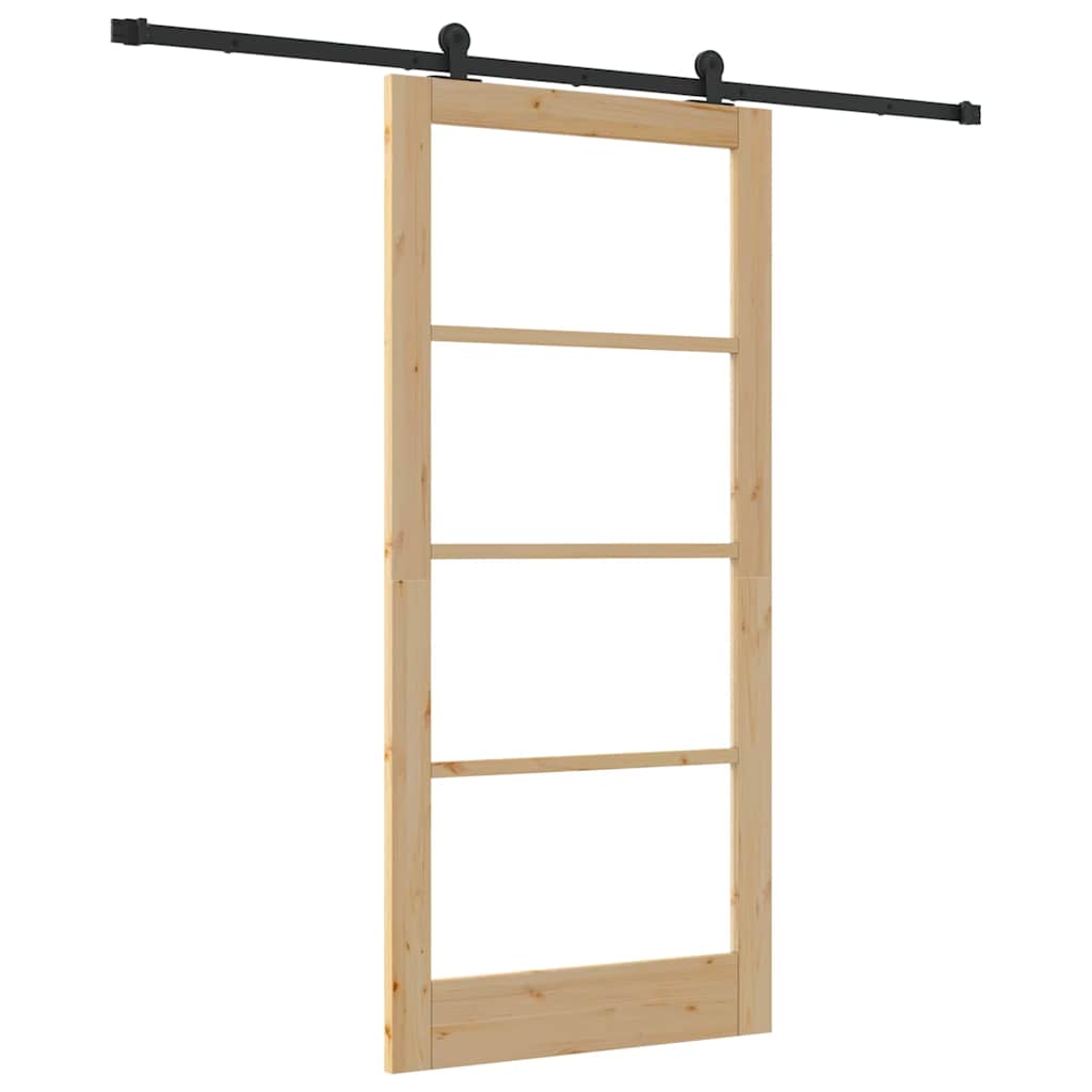 vidaXL Συρόμενη Πόρτα ORKDAL Φυσικό 93 x 202 cm