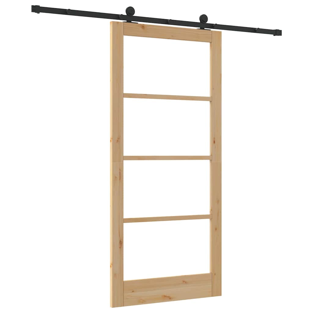 vidaXL Συρόμενη Πόρτα ORKDAL Φυσικό 93 x 202 cm