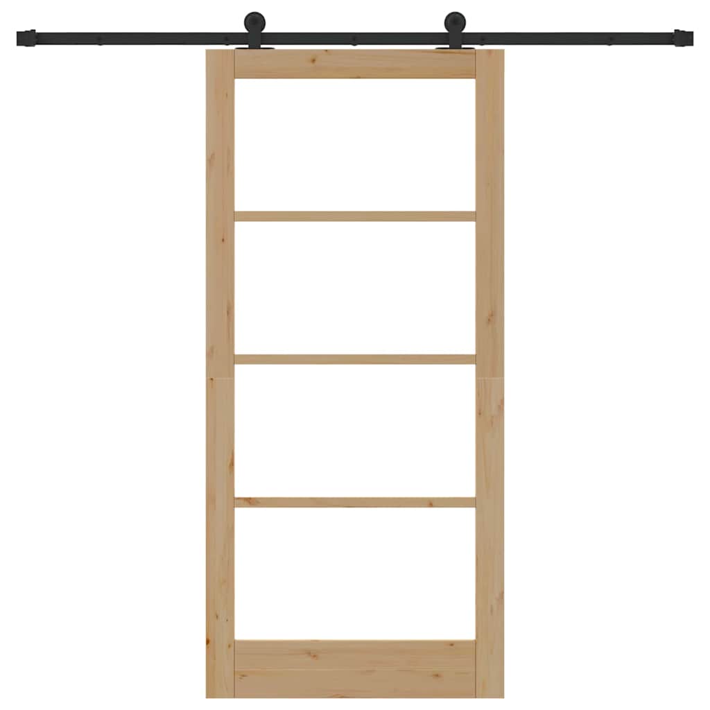 vidaXL Συρόμενη Πόρτα ORKDAL Φυσικό 93 x 202 cm