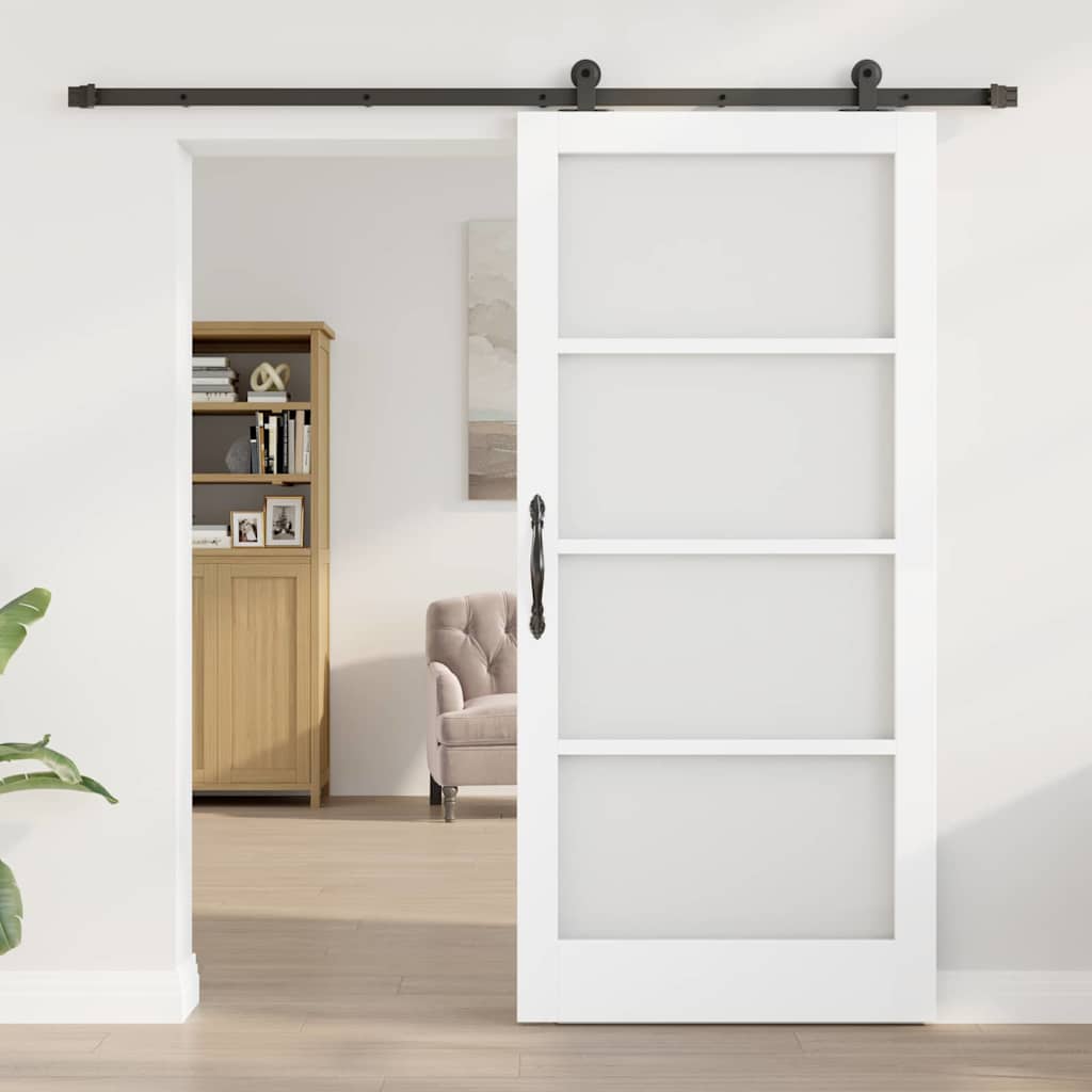 vidaXL Συρόμενη Πόρτα ORKDAL Λευκό 93 x 202 cm
