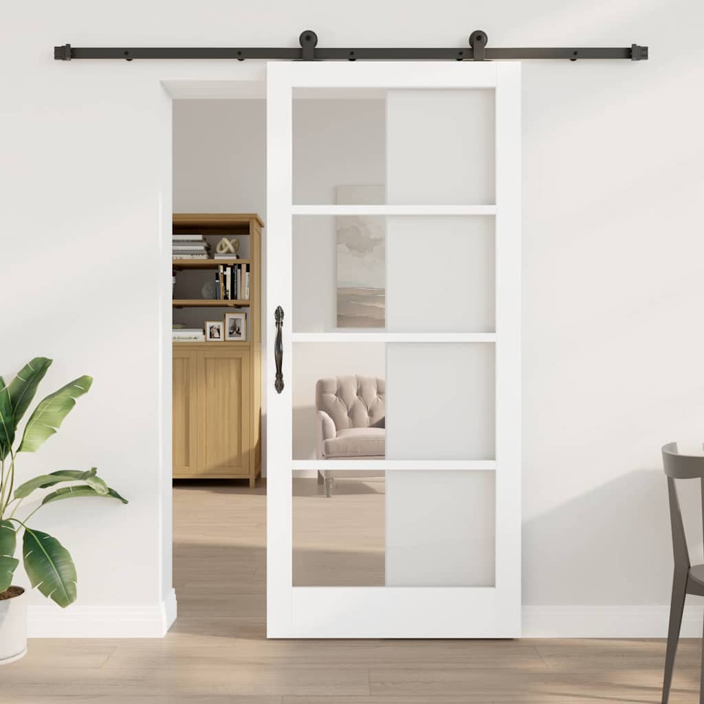vidaXL Συρόμενη Πόρτα ORKDAL Λευκό 93 x 211 εκ.