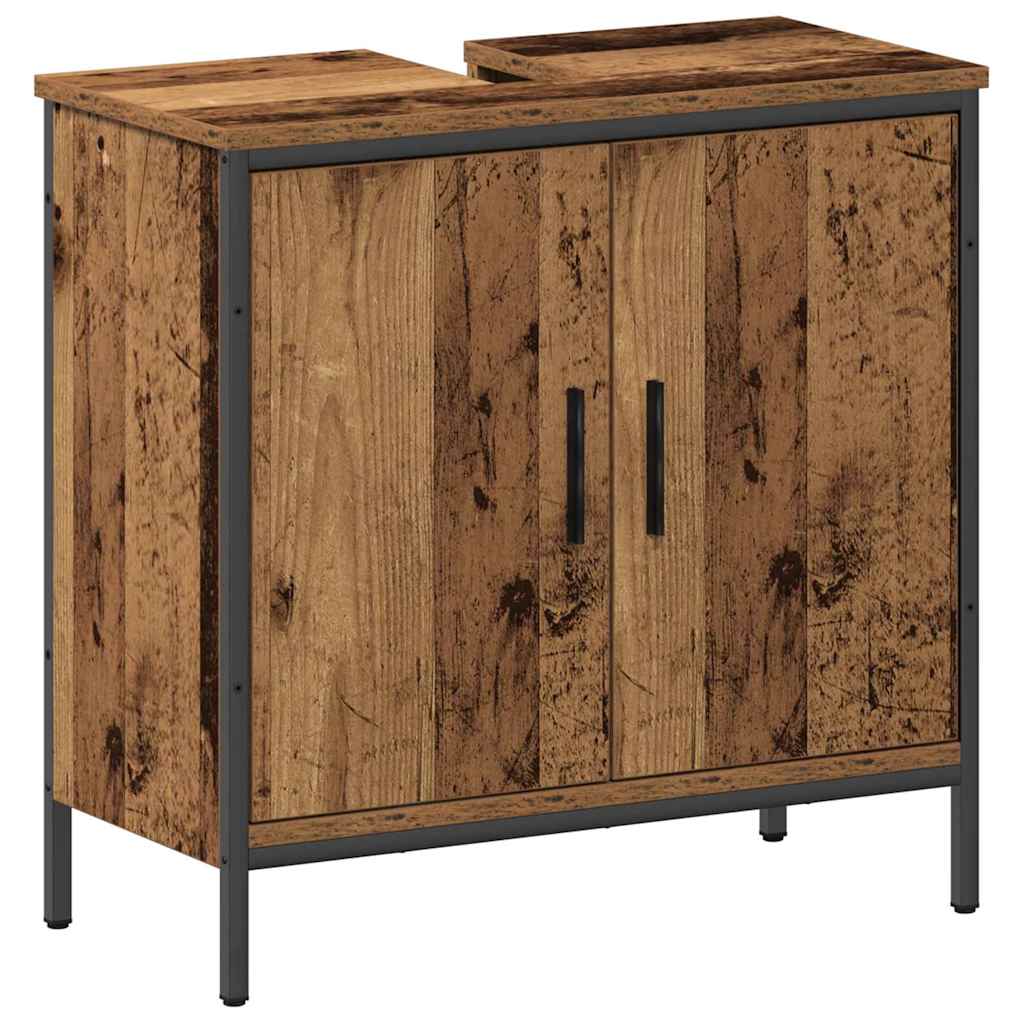 vidaXL Σετ Επίπλων Μπάνιου με αποθήκευση 2 pcs Καφέ 60 x 30 x 60 cm