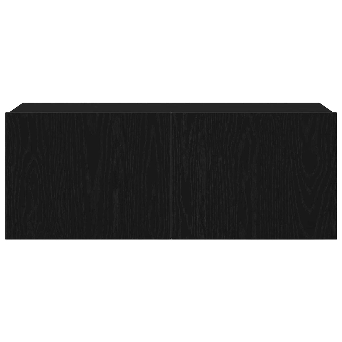 vidaXL Σετ επίπλου τηλεόρασης 7 pcs Μαύρη Οξυά 100 x 30 x 30 cm