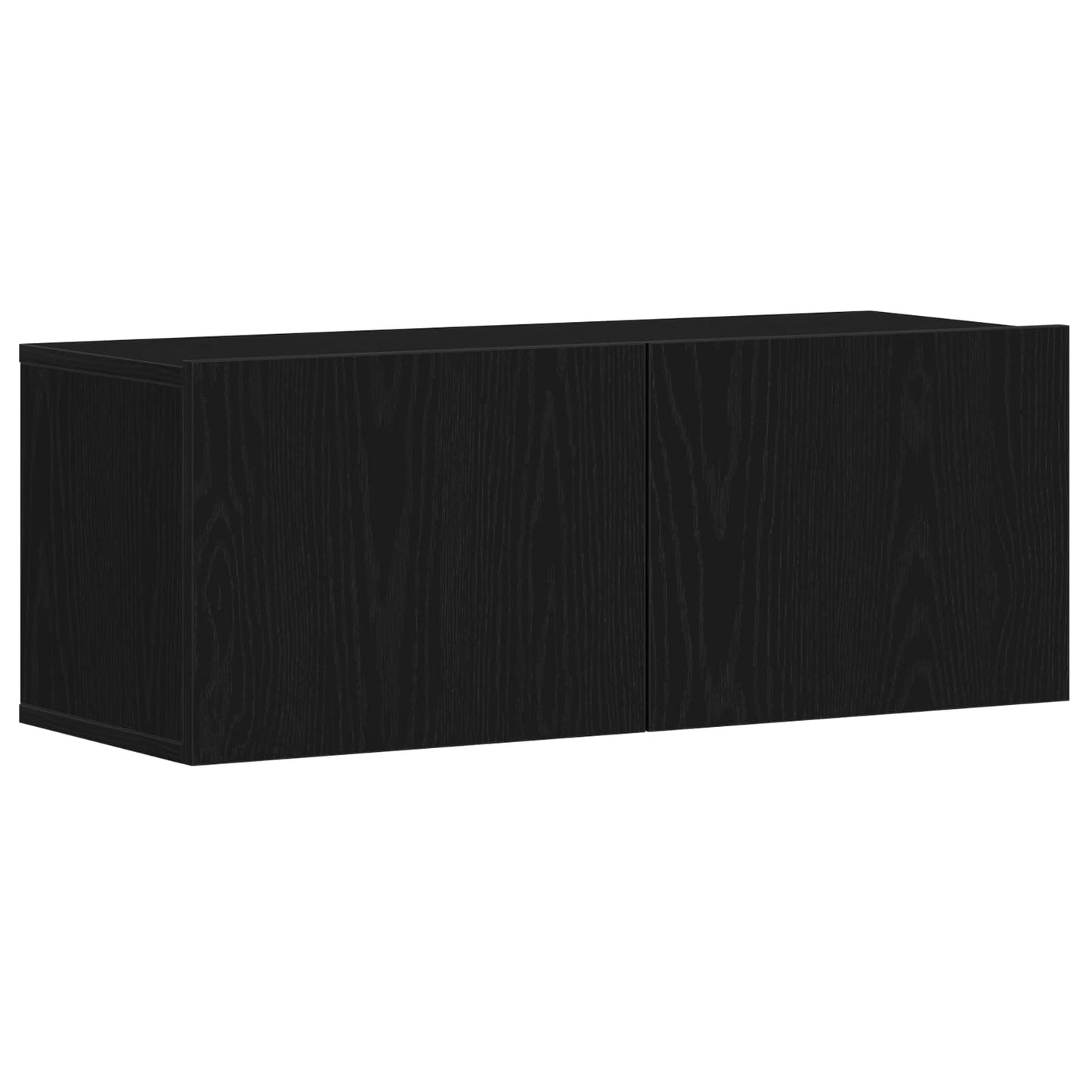 vidaXL Σετ επίπλου τηλεόρασης 3 pcs Μαύρη Οξυά 130,5 x 30 x 140 εκ