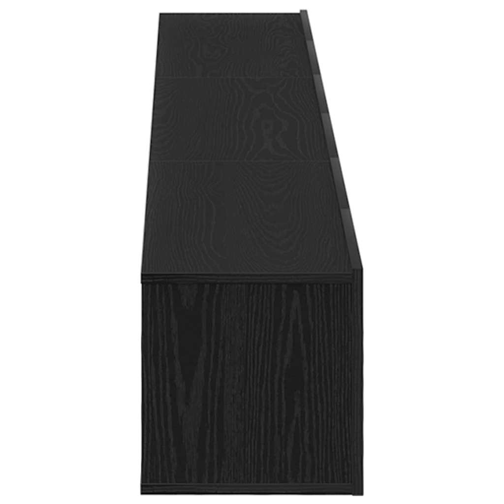 vidaXL Σετ 3 τμημάτων για τηλεόραση Μαύρο Επεξεργασμένο ξύλο