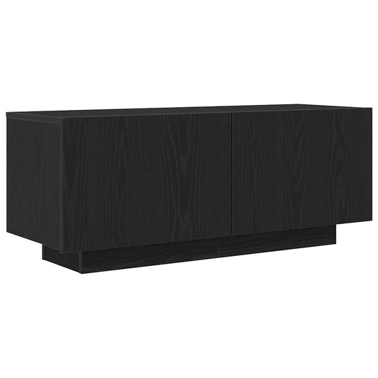 vidaXL Ντουλάπι TV Μαύρη δρυς 100 x 35 x 40 εκ Επεξεργασμένο ξύλο
