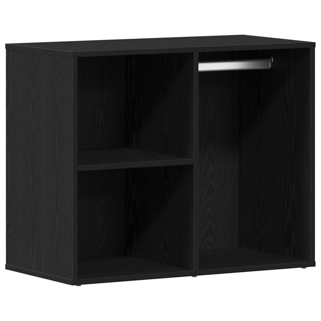 vidaXL Σετ Τραπεζιού Μακιγιάζ με συρτάρι 2 pcs Μαύρο 140 x 40 x 140 εκ
