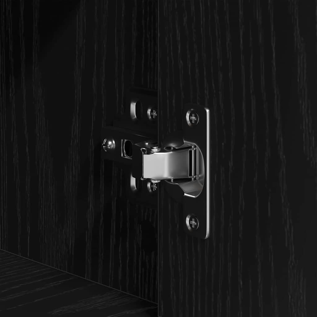 vidaXL Μπουφές Μαύρη Οξυά 240 x 33 x 70 εκ. Επεξεργασμένο ξύλο