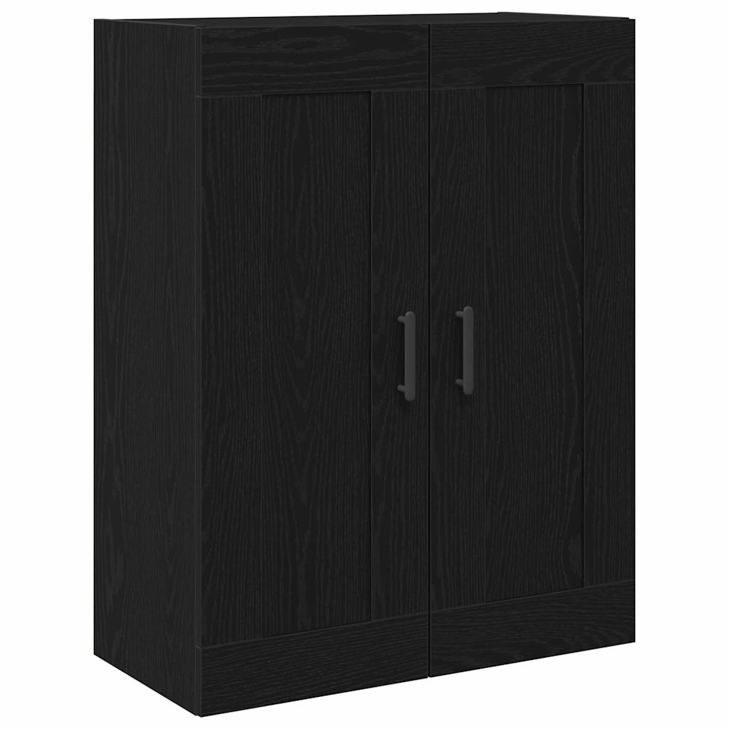 vidaXL Highboard 2 pcs Μαύρη Οξυά 69,5 x 34 x 180 εκ.