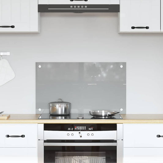 vidaXL Φωτιστικό Πίσω Θερμικό Γκρι 70x40x0,6 εκ Σκληρυμένο Γυαλί