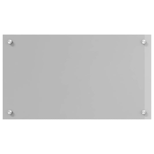 vidaXL Πίσω Πάνελ Κουζίνας Ανοιχτό γκρι 70 x 40 cm σκληρυμένο γυαλί