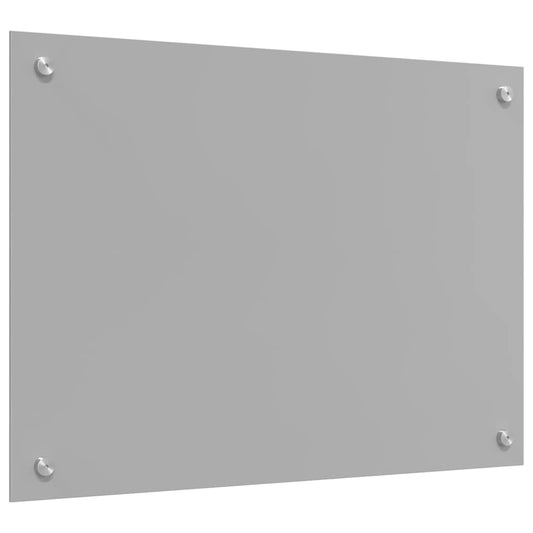 vidaXL Κουζίνα Πλακόστρωσης Φωτεινό Γκρι 70x50x0,6 εκ. Θερμοσυγκρατημένο Γυαλί