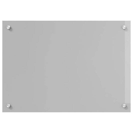 vidaXL Πλάτη κουζίνας Ανοιχτό γκρι 70 x 50 cm σκληρυμένο γυαλί