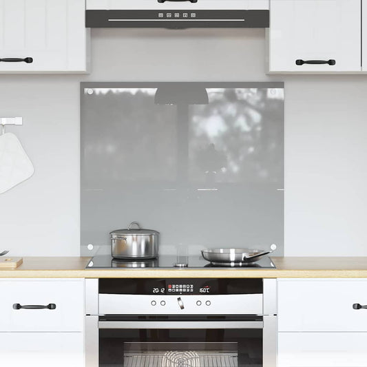 VidaXL Φωτιστικό κουζίνας Ανοιχτό Γκρι 70x60x0,6 εκ. Σκληρυμένο Γυαλί