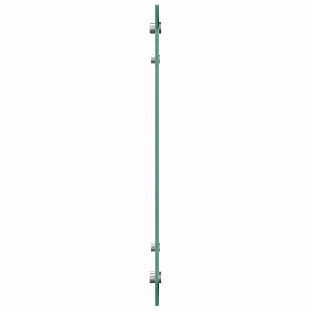 vidaXL Πλάτη κουζίνας Ανοιχτό γκρι 80 x 50 cm σκληρυμένο γυαλί