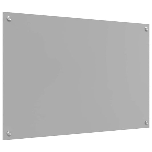 vidaXL Φωτιστικό Κουζίνας Ανοιχτό Γκρι 90x60x0,6 εκ. Σκληρυμένο Γυαλί