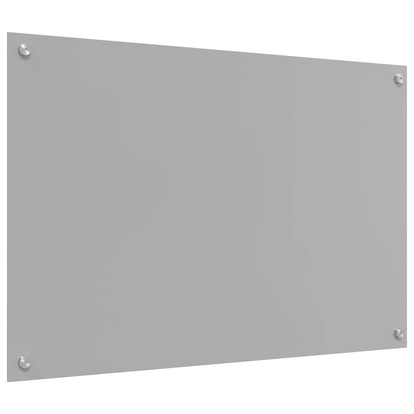 vidaXL Πλάτη κουζίνας Ανοιχτό γκρι 90 x 60 cm σκληρυμένο γυαλί