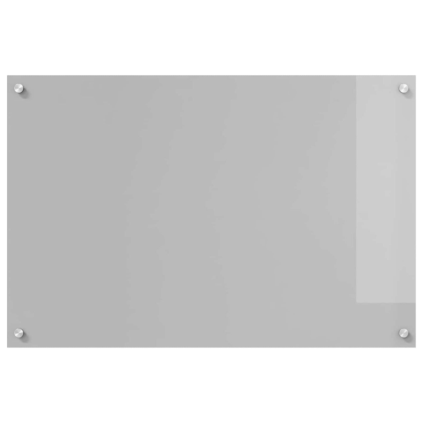vidaXL Πλάτη κουζίνας Ανοιχτό γκρι 90 x 60 cm σκληρυμένο γυαλί