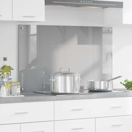 vidaXL Φωτιστικό Πίσω Παχύ σε Ανοιχτό Γκρι 100x60x0,6 εκ από Σκληρυμένο Γυαλί