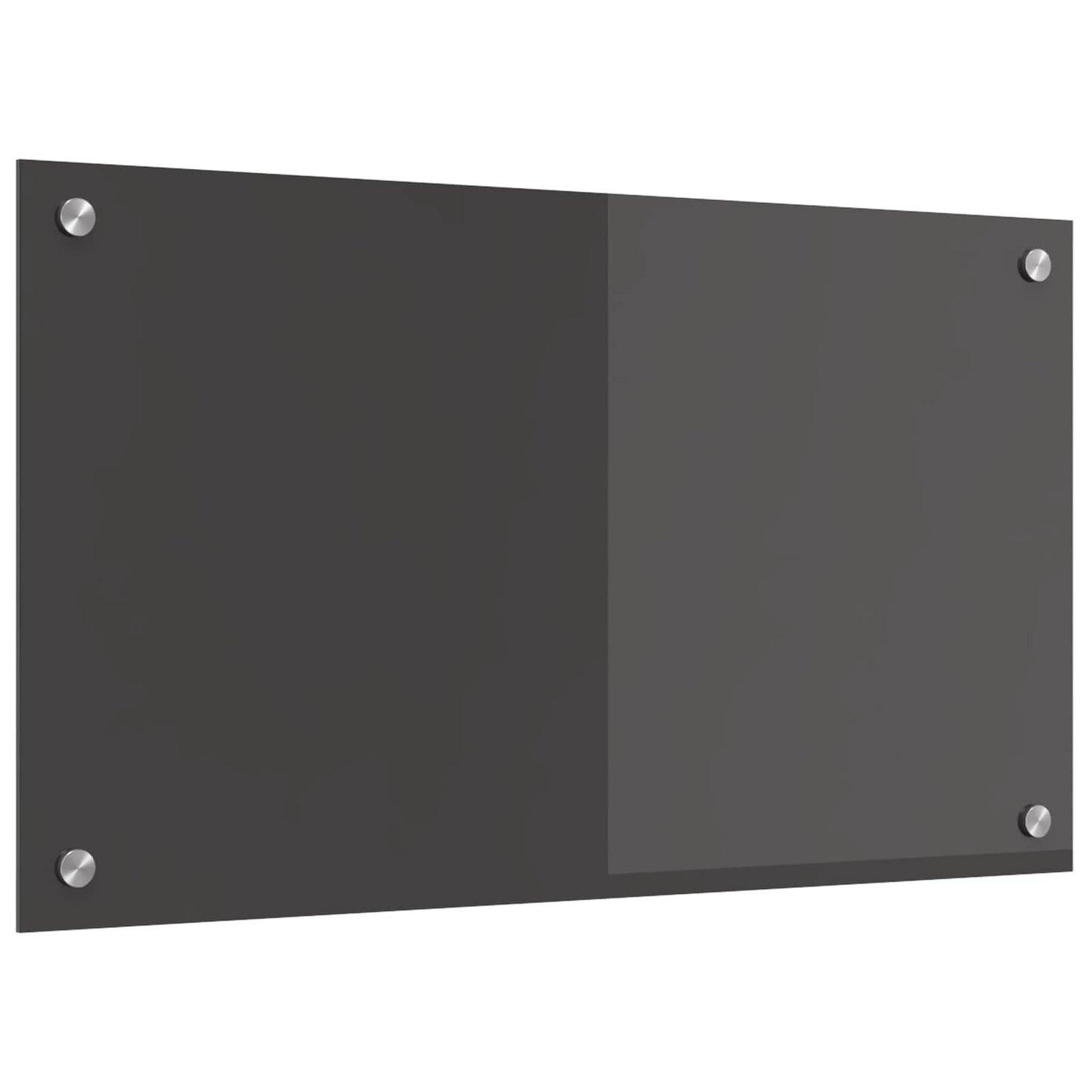 vidaXL Πλάτη κουζίνας Σκούρο Γκρι 70 x 40 cm σκληρυμένο γυαλί