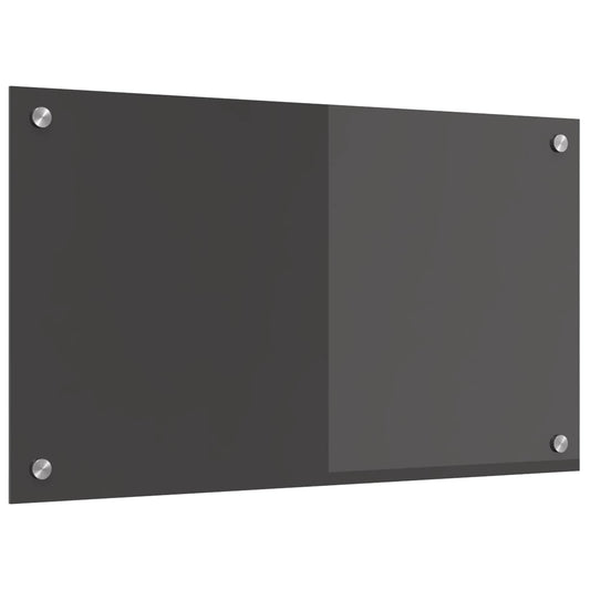 vidaXL Πλάτη κουζίνας Σκούρο Γκρι 70 x 40 cm σκληρυμένο γυαλί