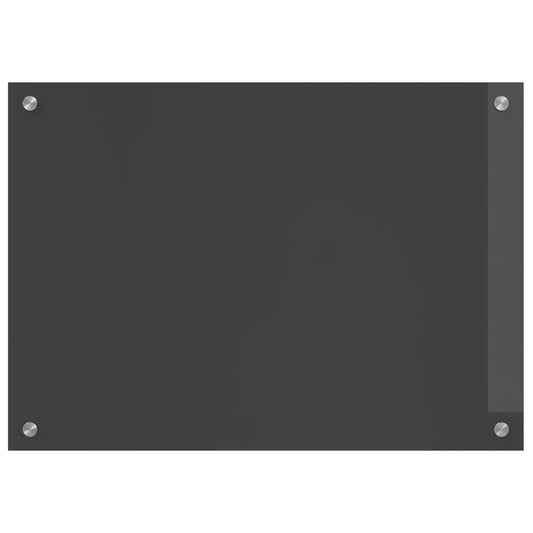 vidaXL Πλάτη κουζίνας Σκούρο Γκρι 70 x 50 cm σκληρυμένο γυαλί